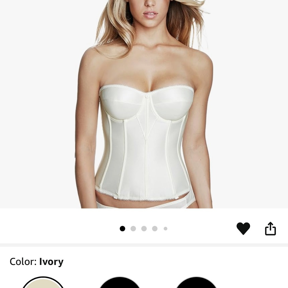 Ivory Corset Bustier